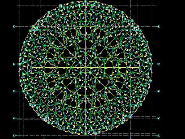 福鼎明光正元广场圆形网架